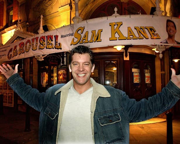 Sam Kane when he appeared in Carousel at Blackpool's Grand Theatre