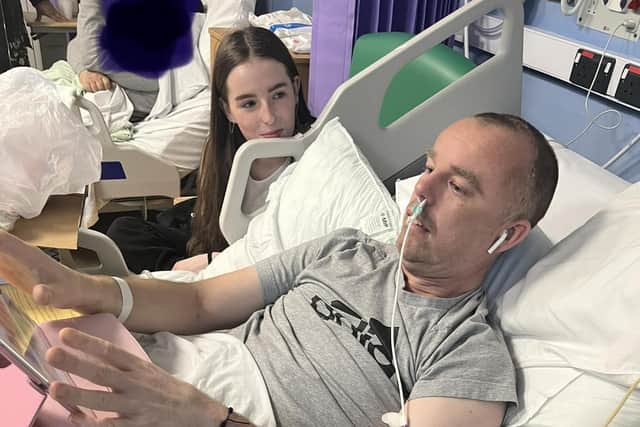 On Wednesday (May 3), his friend Paul Latham shared new pictures of a smiling Lee ‘winning his battle’ on his road to recovery with his daughter Tia, 16, by his side