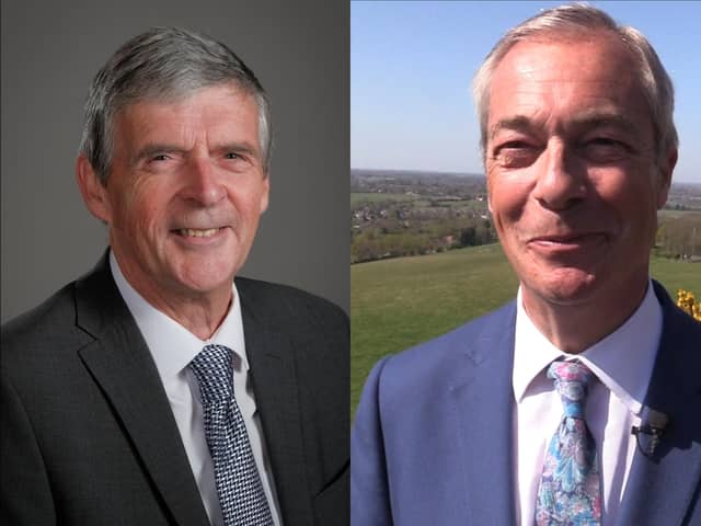 The holder of Lancashire County Council's purse strings, Alan Vincent, has dismissed claims by Reform UK leader Nigel Farage that the authority is in financial trouble