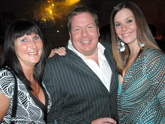 Club Sanuk Opening on May 25, 2005. Diane Cliff, Joey Blower and Heidi Cliff