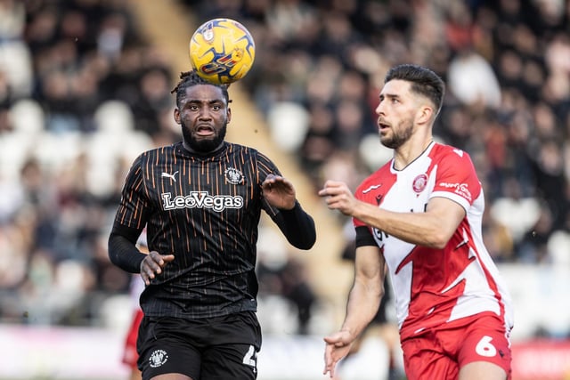Kylian Kouassi was handed his first start since November following his return from injury. He started brightly, with his hold up play and physical presence causing the home side some problems, but he became quieter as the game went on and was subbed in the 68th minute.