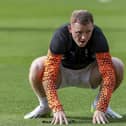 Blackpool striker Shayne Lavery