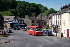 A vintage bus in Heysham Village.
