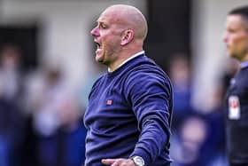 AFC Fylde head coach Adam Murray is unhappy with two games in three days over the Bank Holiday weekend Picture: Steve McLellan