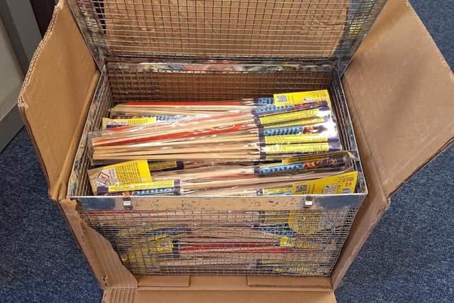 Fireworks have been used irresponsibly by youths at the Memorial Park in Fleetwood