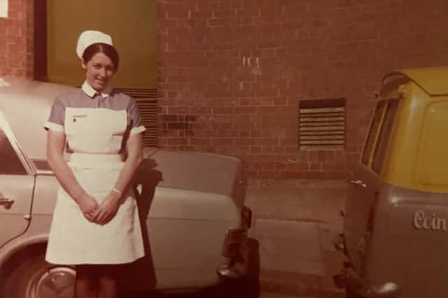 Eileen Shaw started out as a student nurse in 1969, before qualifying as a midwife in 1974
