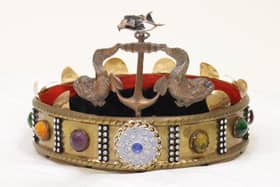 The Stunning crown of Fleetwood's Fish Queen from the 1930s is now on display at Fleetwood Museum