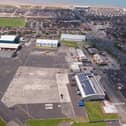 Aeriel view Blackpool Airport.