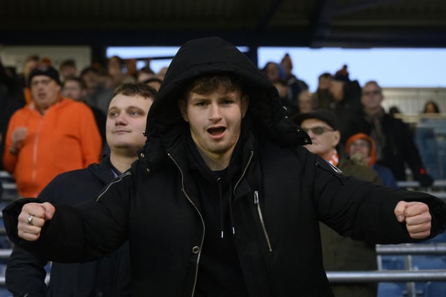 The Seasiders enjoyed the victory over Portsmouth at Fratton Park.