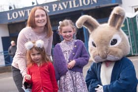 The Easter Bunny was among the many attractions at Lowther Gardens' Easter Surprise event.