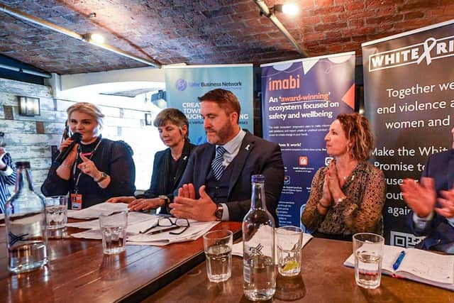 A panel discusses how to tackle violence against women in the night-time economy