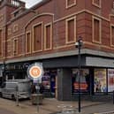 Firefighters were called out to remove a sign outside Viva Blackpool which had come loose in strong winds.