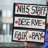Nurses at Blackpool Victoria have voted against strikes, while other NHS trusts are protesting after years of government-imposed pay freezes and below-inflation pay awards