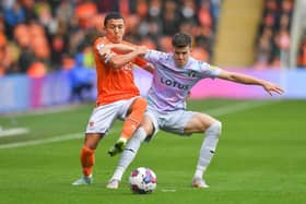 Ian Poveda battles with Norwich City's Sam Byram