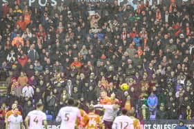 Seasiders supporters made the trip to Bolton.