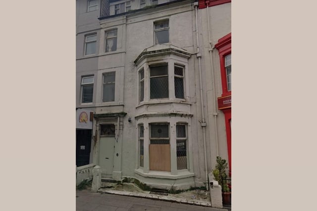 This former B&B on Albert Road is empty and abandoned and falling further into disrepair