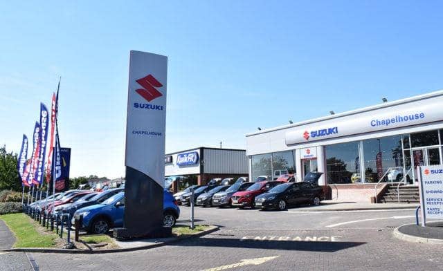 The newly opened Chapelhouse Suzuki car dealership at Preston New Road, Blackpool