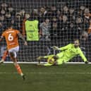 Blackpool's record from penalties in League One is compared against their rivals. (Image: Camera Sport)
