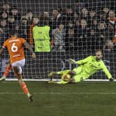 Blackpool's record from penalties in League One is compared against their rivals. (Image: Camera Sport)