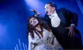 Richard Sanderson as the Phantom and  Janette Martins as Christine in the Thornton Cleveleys Operatic Society production of Phantom of the Opera