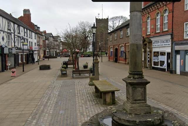 Market Place at the heart of Poulton 