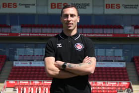 New Fleetwood Town head coach Scott Brown. Credit: FTFC.