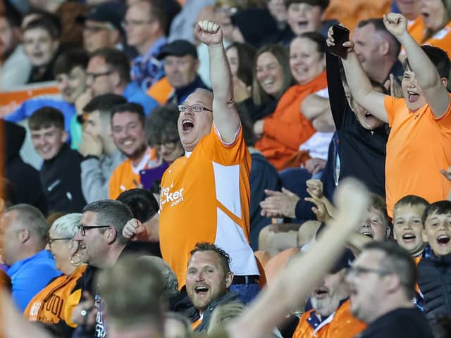 Seasiders supporters made themselves heard against Birmingham City.