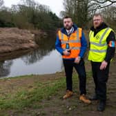 Spencer Sutcliffe and Phil Johnson parade the routes around St Michael's where there has been an increased presence from social media personalities since Nicola Bulley disappeared.