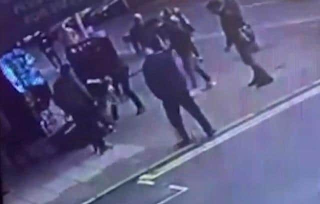 CCTV of the deadly attack
