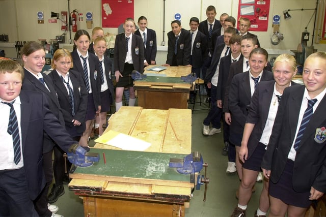 Getting to grips with Design and Technology are year nine Pupils at Fleetwood High School's Broadway Site
