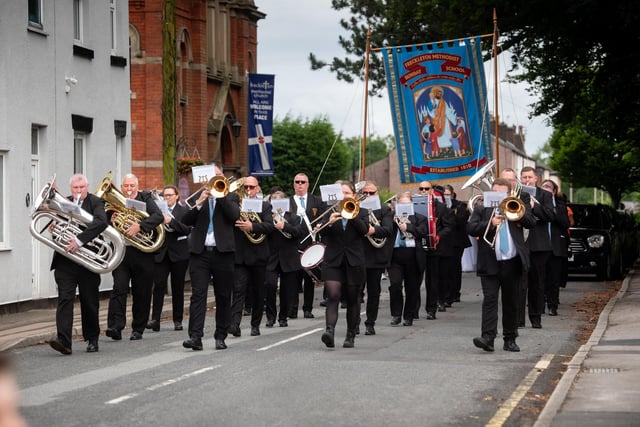 Musical backing added to a wonderful atmosphere at Freckleton Club Day.