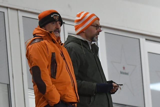Supporters watch on as the Seasiders stumble to a 2-1 defeat against Northampton Town.