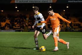 Owen Dale spent the first half of the season with Blackpool before his move to Oxford United