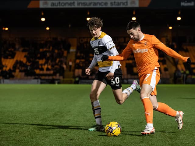 Owen Dale spent the first half of the season with Blackpool before his move to Oxford United