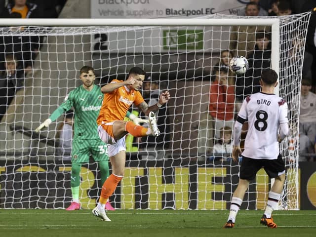 Olly Casey has been one of Blackpool's best players so far this season. 