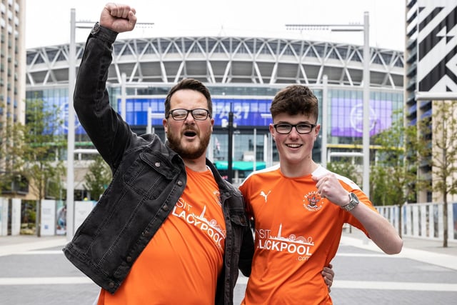 A limited number of Seasiders supporters were allowed to attend the League One play-off final on this day in 2021.