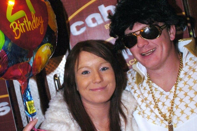 Blackpool Town Centre on the first night of new extended licencing hours in 2005. Pictured are Lauren Kelly and Marcus Davis