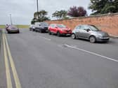 The sinkhole is on Station Road, close the the Windmill roundabout