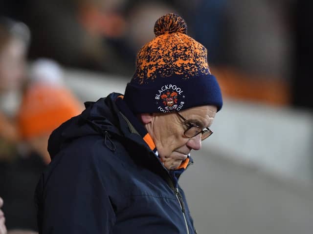 Supporters watch on as the Seasiders stumble to a 2-1 defeat against Northampton Town.