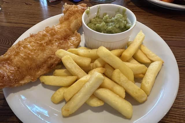 A taste of the sea at this promenade pub