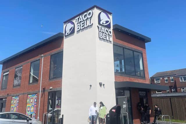 Lancashire's first ever Taco Bell opened in Rigby Road, Blackpool on Thursday (June 22)