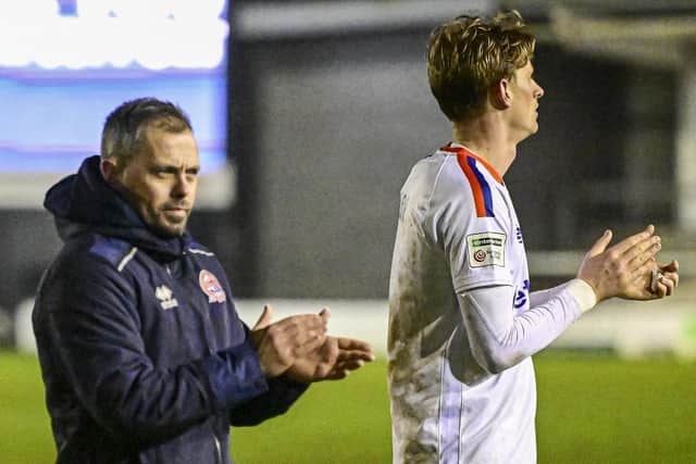 AFC Fylde head coach Craig Mahon Photo: Steve McLellan