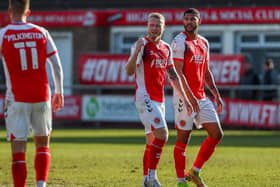 Fleetwood Town defender Tom Clarke.