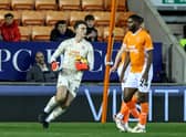 Harry Tyrer has kept clean sheets in his last two outings, but the Everton loanee has still had his shaky moments.