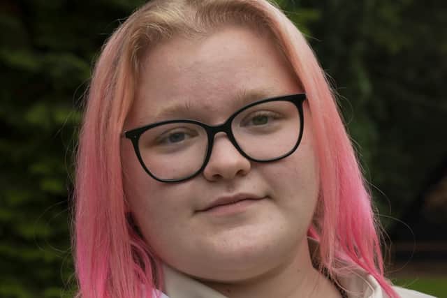 Gabrielle Howson-Tax, 20, from Blackpool, is one of 120 Scout volunteers paying their respects and supporting the lying-in-state of Her Majesty Queen Elizabeth II