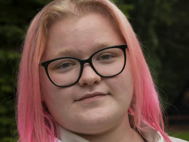 Gabrielle Howson-Tax, 20, from Blackpool, is one of 120 Scout volunteers paying their respects and supporting the lying-in-state of Her Majesty Queen Elizabeth II