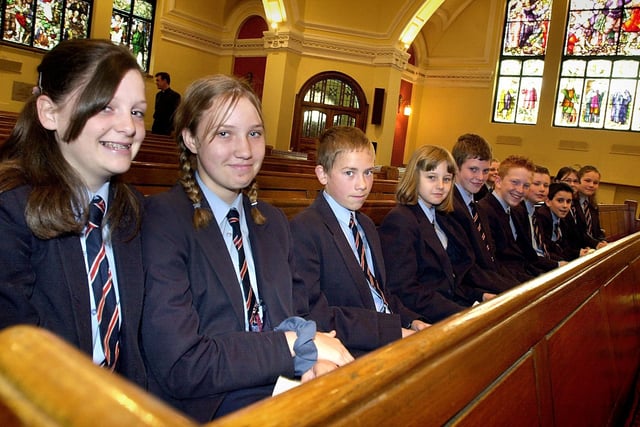 As part of the Fairhaven White Church centenary celebrations pupils from St Bede's School took part in a marathon Bible reading to raise funds for Trinity Hospice