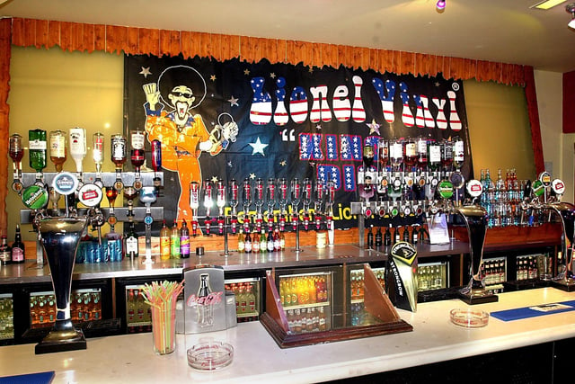 The bar at Lionel's, can you remember it?