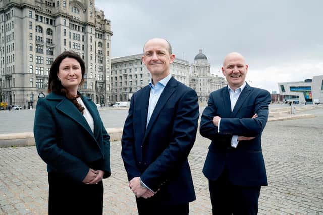 Napthens Solicitors has boosted its Liverpool office.
L-R: Alexandra Hatchman, Kieran Donovan and Gareth McIntegart.