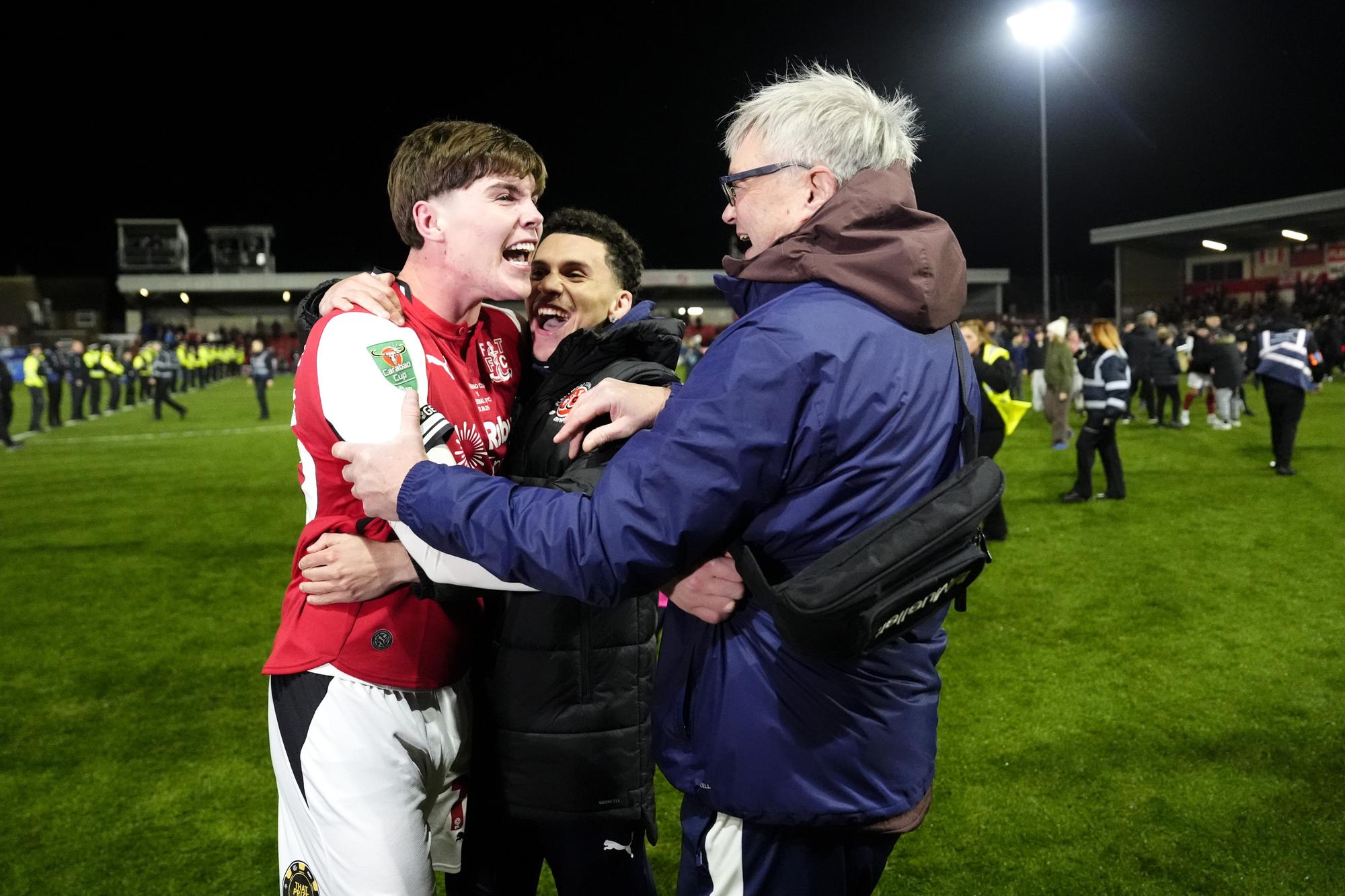 'Best moment of my life' - Fleetwood Town fans react to EFL Cup win over Premier League champs Arsenal